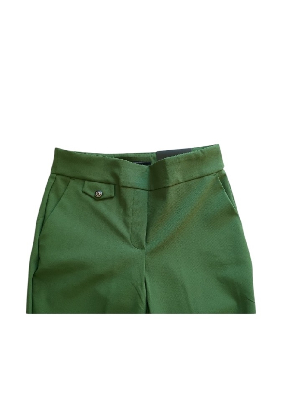 J.L. Atelier Green Ankle-Length Women's Trousers - Classic Fit SZ S P - Picture 2 of 4